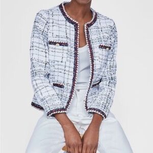 Chic Tweed Jacket - Zara